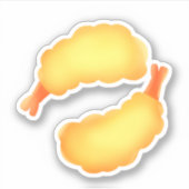 Sticker Crevettes frites (Devant)