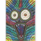 Sticker Crie éffrayant Monster (Devant)