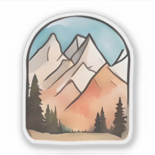 Sticker Crimson Ridge s'éveille