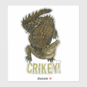 Sticker Crique de crocodile ! (Feuille)