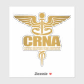 Sticker CRNA (or) (Feuille)