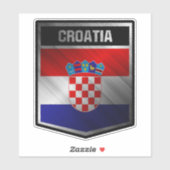 Sticker Croatie (Feuille)