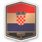 Sticker Croatie (Devant)