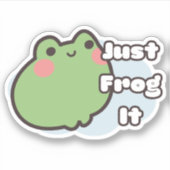 Sticker Crochet drôle (Devant)