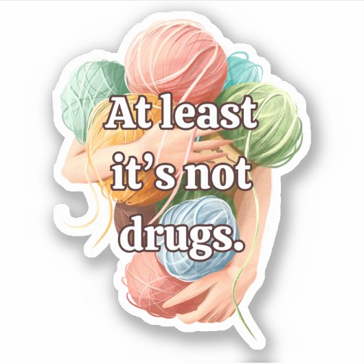 Sticker Crochet drôle (Devant)