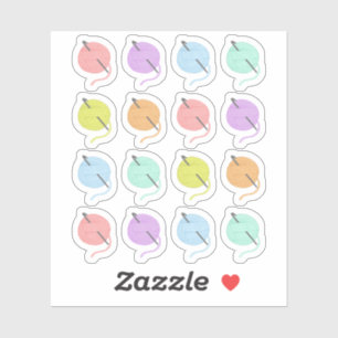 Sticker Crochet Hooks Tricot Yarns Hobby Bujo Planner