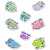 Sticker crocs cite drôle stickerspack (Devant)
