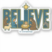 Sticker Croire à la Nativité (Recto)