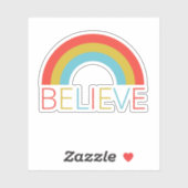 Sticker Croire Rainbow (Feuille)