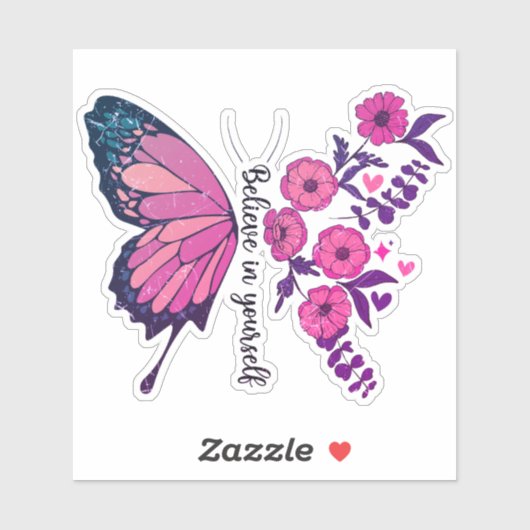 Sticker Crois en toi-même (Feuille)