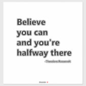 Sticker Crois que tu peux (Feuille)