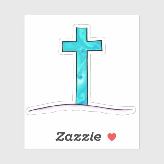 Sticker croisé (Feuille)