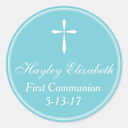 Sticker croisé, Sceau d'enveloppe de balise préfér (Devant)