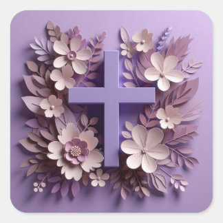 Sticker croisé violet conception Ai