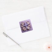 Sticker croisé violet conception Ai (Enveloppe)