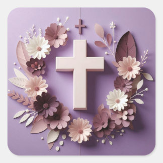 Sticker croisé violet conception Ai