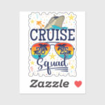 Sticker Croisière 2025 Croisière Vacances Vinyl<br><div class="desc">Croisière Squad 2025 Croisière Anniversaire Vacances Funny Crew Design graphique Cadeau Custom-Cut Vinyl Sticker Classic Collection.</div>