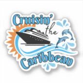 Sticker Croisiere Caraïbes (Devant)