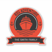 Sticker Croisière mondiale (Devant)