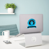Sticker Croisière mondiale (Ordinateur portable sur le bureau)