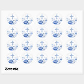 Sticker Croix Bleue (Feuille)