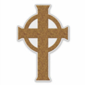 Sticker Croix celtique d'or (Devant)