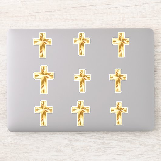 Sticker Croix chrétienne (Ordinateur)