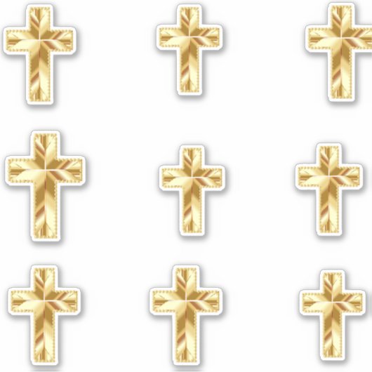 Sticker Croix chrétienne (Devant)