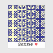 Sticker Croix chrétienne Motif 2 (Feuille)