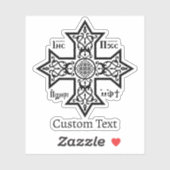 Sticker Croix copte (Feuille)