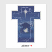Sticker Croix de la Nativité (Feuille)