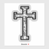 Sticker Croix de marbre (Feuille)