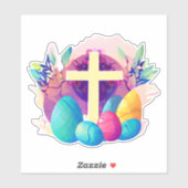 Sticker Croix de Pâques (Feuille)