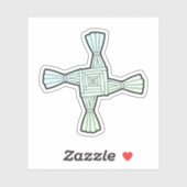 Sticker croix de Sainte-Brigide (Feuille)