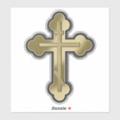 Sticker Croix orthodoxe (Feuille)