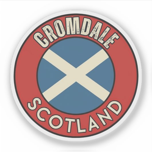 Sticker Cromdale, Écosse (Devant)