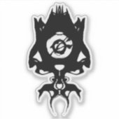 Sticker Croquis de calmar (Devant)