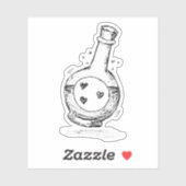 Sticker Croquis Lotion (Feuille)