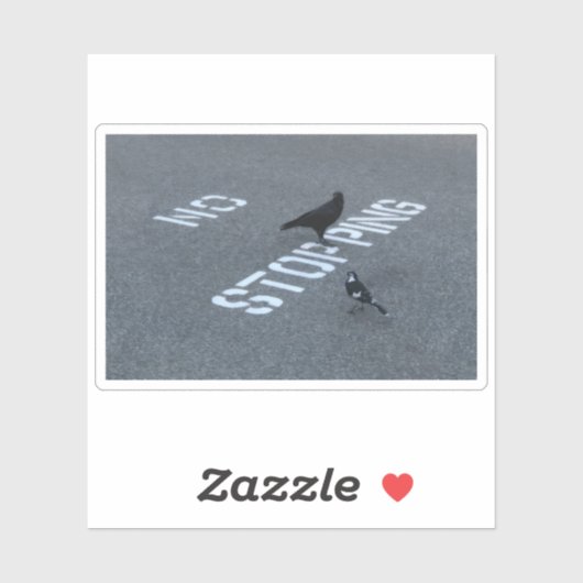 Sticker Crow et Magpie (Feuille)