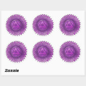 Sticker Crown Chakra (Feuille)