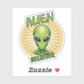 Sticker Croyant Alien (Feuille)