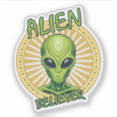 Sticker Croyant Alien (Devant)
