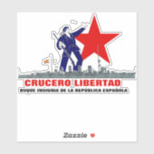 STICKER CRUCERO LIBERTAD (Feuille)