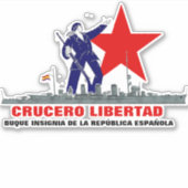 STICKER CRUCERO LIBERTAD (Devant)
