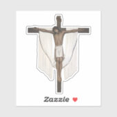 Sticker Crucifix (Feuille)