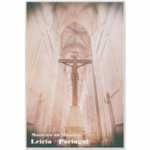 Sticker Crucifix derrière l'autel du monastère de Batalha