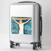 Sticker Crucifixion du Retable de l'église (Sur valise)
