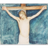 Sticker Crucifixion du Retable de l'église (Devant)