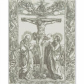 Sticker Crucifixion médiévale de Jésus-Christ (Devant)