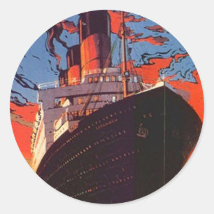 Sticker  Cruiseschip Vakantie Reizen Promo